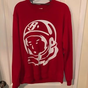 Billionaire Boys Club Red Crewneck Sweater